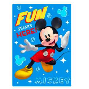 Disney Mickey Coperta In Pile Disney