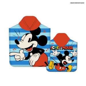 Disney Mickey Microfibre Poncho Asciugamano Disney