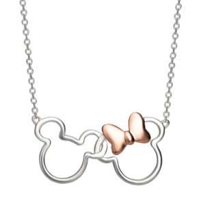 Disney Mickey & Minnie Collana Silver Peers Hardy