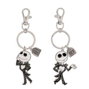 Disney Nightmare Before Natale Jack Skellington Set 2 Portachiavis Peers Hardy