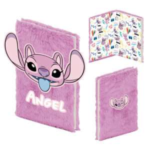 Disney Stitch Angel A5 Peluche Agenda Pyramid