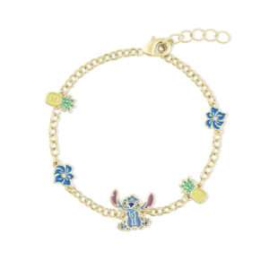 Disney Stitch Braccialetto Silver Peers Hardy