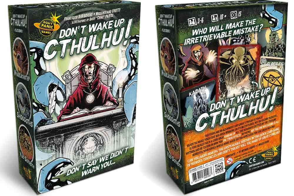 DO NOT WAKE UP CTHULHU Gioco Da Tavolo Don T Panic Games