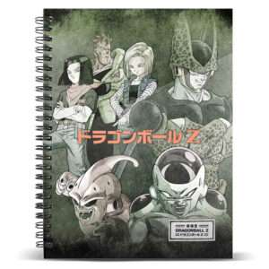 Dragon Ball Agenda A4 I Cattivi 23,4x1,4x29,7 cm Karactermania