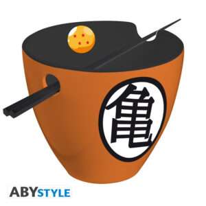 Dragon Ball - Ramen Ciotola Con Bacchette Cinesi - "goku Symbols"