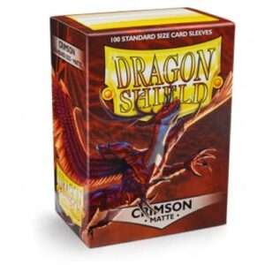 Dragon Shield Bustine Protettive Standard Size Matte Crimson (100) Accessori