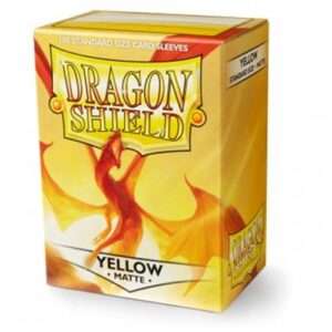 Dragon Shield Bustine Protettive Standard Size Matte Yellow (100) Accessori