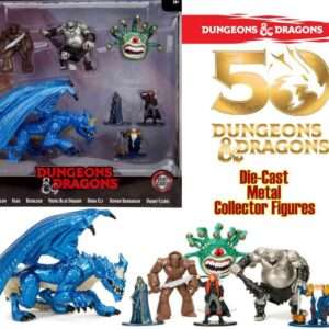 Dungeons & Dragons Nano Diecast Mini Figures 7-Pack Jada Toys Scatola Rovinata
