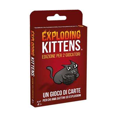 Exploding Kittens - Gioco Di Carte per 2 Giocatori - 7+ (ITA) - Exploding Kittens