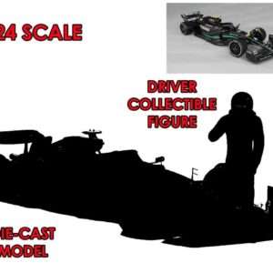 F1 Mercedes W14 E Perfomance 2023 Con Hamilton Figura - 1:24 Die-cast Model Modelli In Scala Bburago