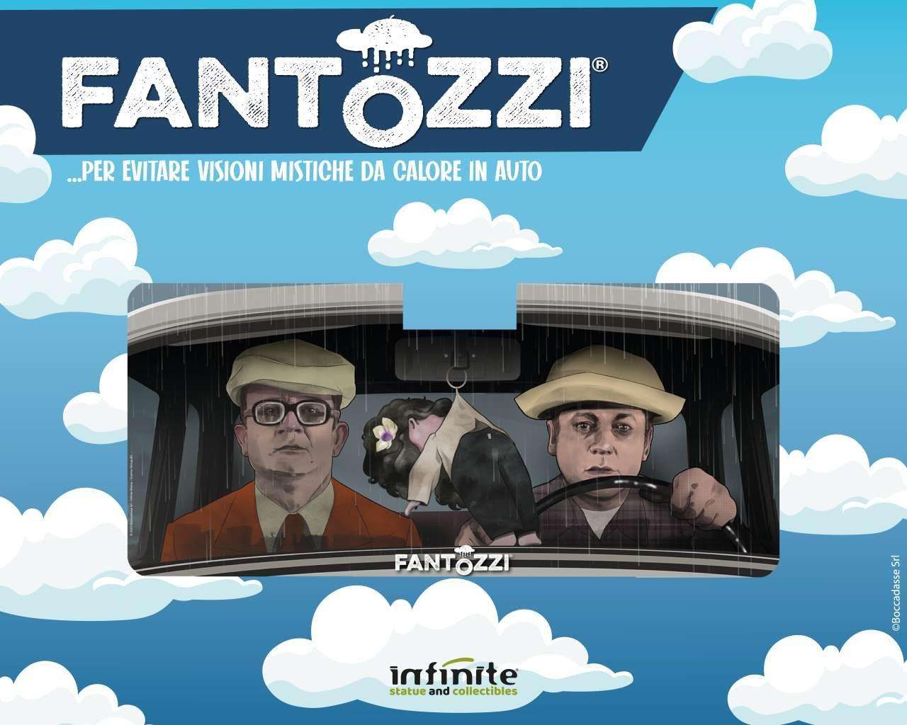 Fantozzi Parasole Per Parabrezza 130 x 58 cm Infinite Statue
