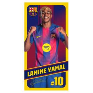 F.c Barcelona Lamine Yamal Microfibre Telo Mare Fc Barcelona