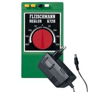 Fleichmann 6725 Regolatore di Velocità Elettronico 0-14 V 0.6 A con Trasformatore SCATOLA ROVINATA