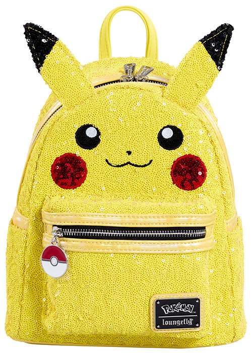 FUNKO LOUNGEFLY MINI ZAINO POKEMON PIKACHU SEQUIN POKEMON - FUNKO
