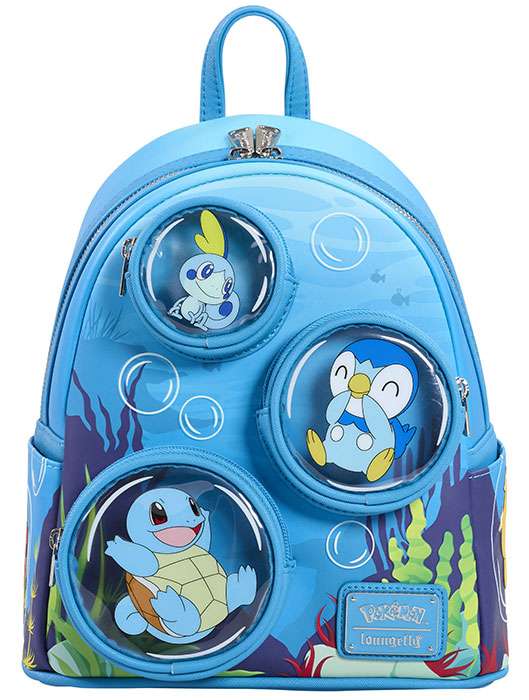 FUNKO LOUNGEFLY MINI ZAINO POKEMON W/ BUBBLES WATER POKEMON - FUNKO