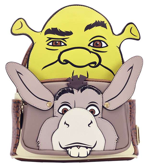 FUNKO LOUNGEFLY MINI ZAINO SHREK & DONKEY MOVIES - FUNKO