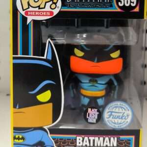 Dc Comics - Batman (Black Light) Funko Pop - Scatola rovinata