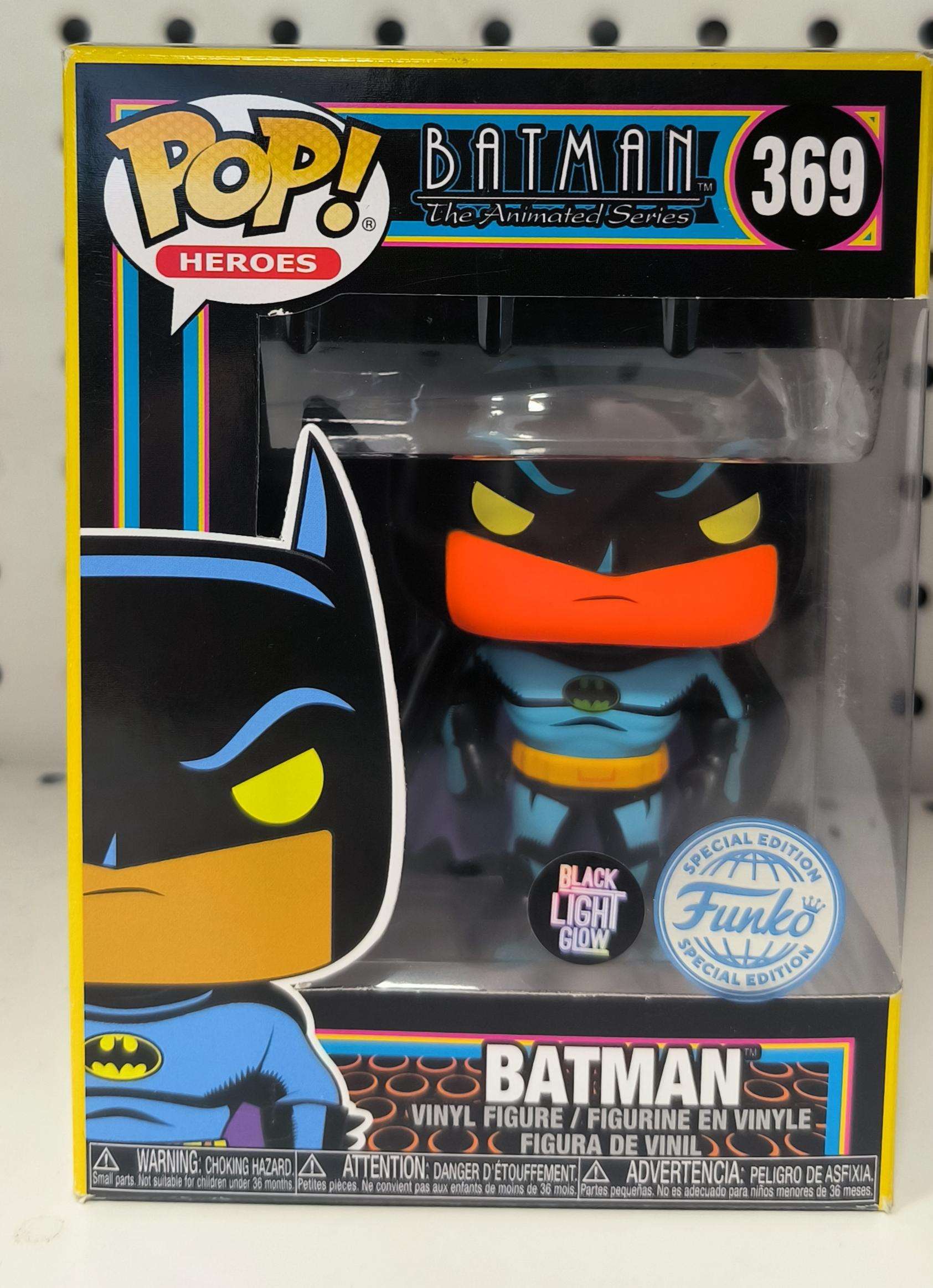 Dc Comics - Batman (Black Light) Funko Pop - Scatola rovinata