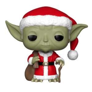 Star Wars Funko POP Film Vinile Figura Santa Yoda Vacanze di Natale 9 cm
