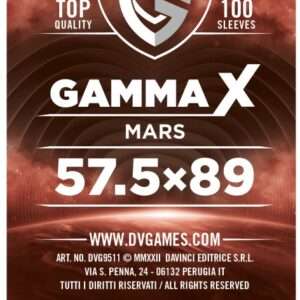 Gamma X - Bustine Protettive Mars 57,5 x 89 mm 100pz - Dv Giochi