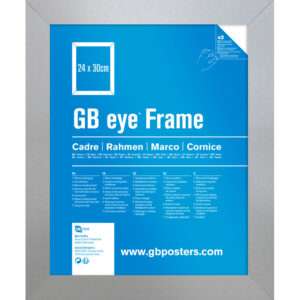 GBEYE - MDF Silver Frame - 24 x 30cm -