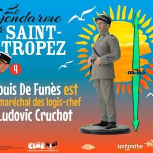 Louis De Funes: Il Gendarme Ludovic Cruchot -Statua da Collezione (16.5 cm) Infinite Statue