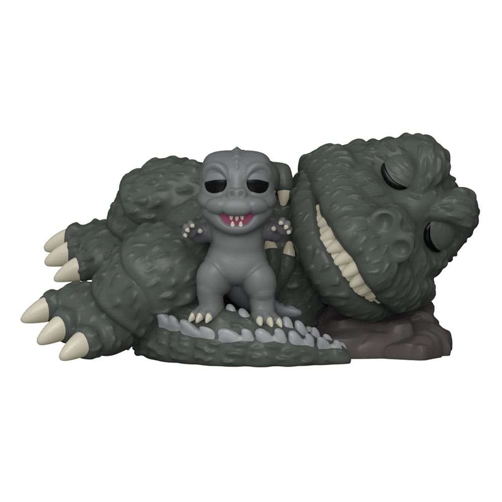 Godzilla Super Sized Pop! Movies Vinile Figura Sleeping Godzilla Con Minilla 15 Cm Funko