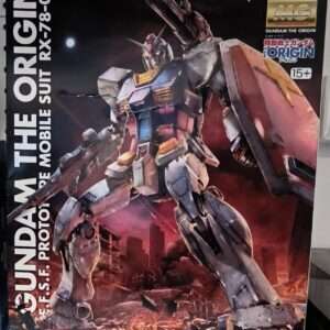Gundam Master Grade MG Model Kit RX-78 Origin 1/100 Bandai Scatola Rovinata