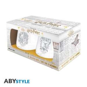 Harry Potter - 2 Glass Set Corvonero & Tassorosso Europe