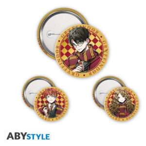 HARRY POTTER - Badge Pack - Harry, Hermione & Ron