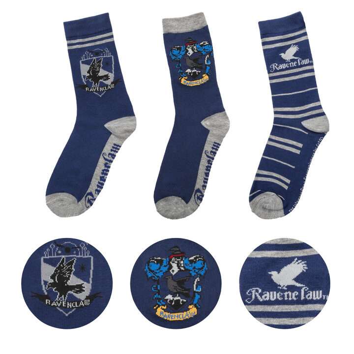 Harry Potter Cinereplicas Corvonero Calzini 3 Pairs Set Accessori Abbigliamento