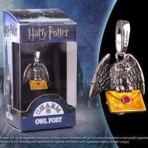 Harry Potter Ciondolo Gufo Postino Con Lettera Noble Collection
