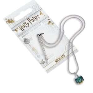 Harry Potter Collana con Ciondolo Stemma Serpeverde 40 cm The Carat Shop