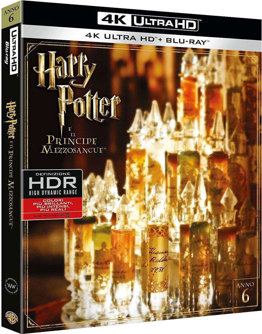 Harry Potter e Il Principe Mezzosangue 4K Ultra HD + Blu-Ray Warner Bros.