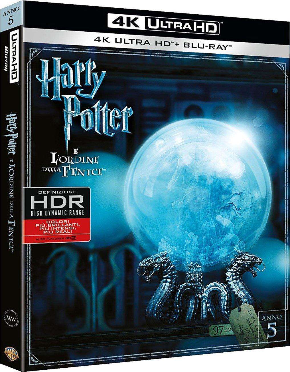 Harry Potter e L'Ordine della Fenice 4k Ultra HD + Blu-Ray Warner Bros.