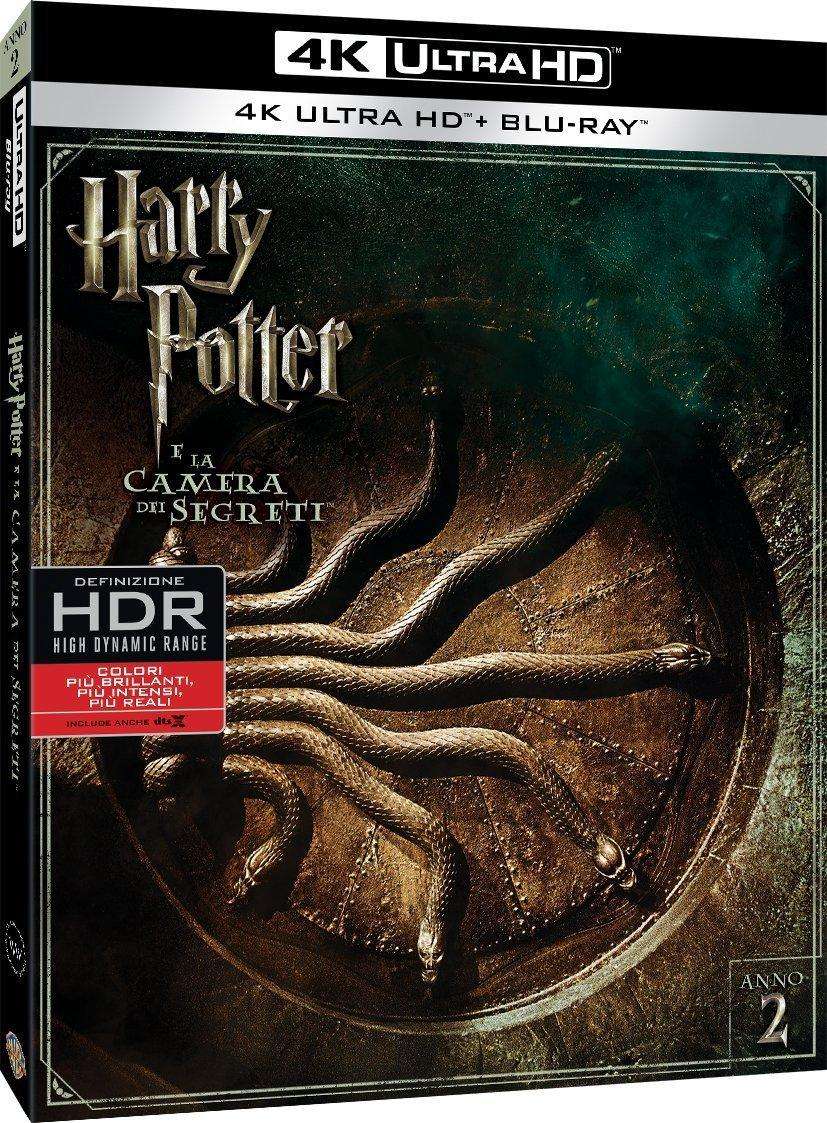 Harry Potter e La Camera dei Segreti 4K Ultra HD + Blu-Ray Warner Bros.