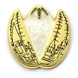 Harry Potter Golden Uova Spilla Badge The Carat Shop
