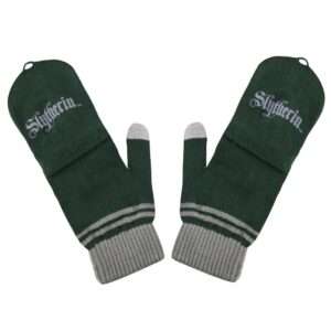 Harry Potter Guanti Serpeverde Muffole Rimovibili/Touch Screen Cinereplicas
