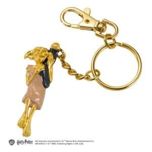 Harry Potter Metal Portachiavi Dobby Gold-coloured 11 Cm Noble Collection