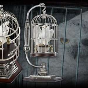 Harry Potter Miniatura della Civetta Edwige nella Gabbia 10 Cm Noble Collection