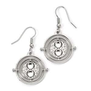 Harry Potter Orecchini Giratempo (silver Tone) The Carat Shop