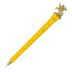 Harry Potter Penna Tassorosso Placcato Oro Noble Collection