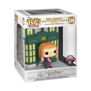 Harry Potter - Pop Funko Vinile Figura Deluxe 139 Diagon Alley Flourish & Blotts W/ginny Funko Figures