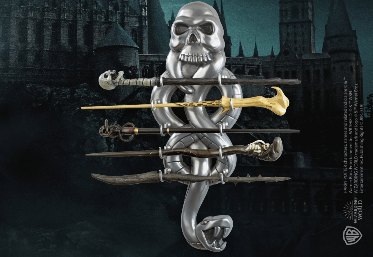 Harry Potter Porta Bacchetta a 5 Posti Con Il Marchio Nero Noble Collection