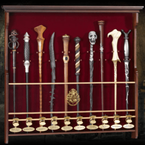 Harry Potter Portabacchette In Legno per 10 Bacchette 49.5 Cm Noble Collection