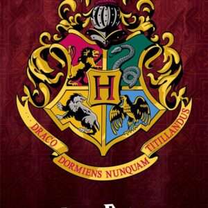 Harry Potter Poster Pack Colourful Crest Hogwarts 61 X 91 Cm  Pyramid International