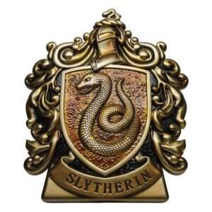 Harry Potter Salvadanaio Serpeverde Crest Con Figure Int.