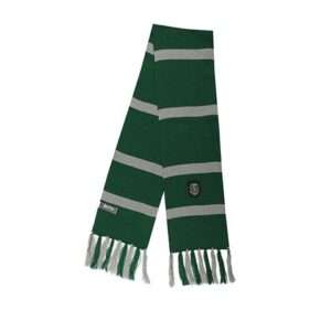 Harry Potter Sciarpa per Costume Adulto Serpeverde Verde e Grigia Distrineo