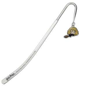 Harry Potter Segnalibro con Ciondolo Hermione sulla Scopa 1,5 cm The Carat Shop