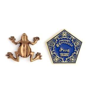 Harry Potter Spilla Distintivo Cioccorana 2,5 x 1,6 cm The Carat Shop